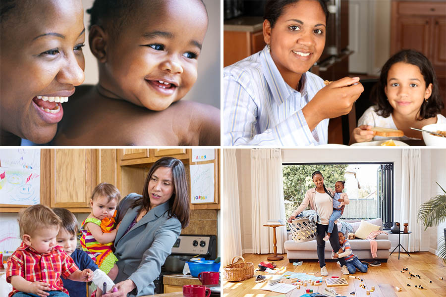 mothers and children